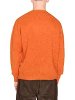 Suedehead Crewneck Knit Sweater