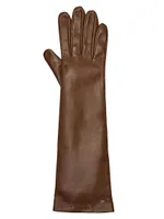 Long Leather Gloves