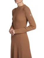 Archivio Classico Rib-Knit Midi-Dress Dress