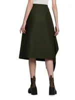 Archivio DNA Wool Midi-Skirt