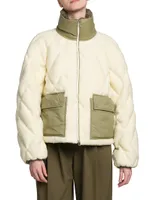 Edit Jonquille Quilted Sherpa Jacket