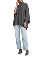 Pancia Cashmere Rib-Knit Shawl