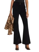 Jayde High-Rise Corduroy Flare Pants