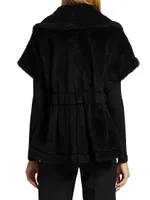 Abavo Short-Sleeve Belted Coat