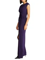 Giovanna Jersey Twisted Gown