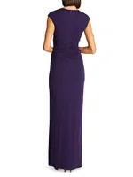 Giovanna Jersey Twisted Gown