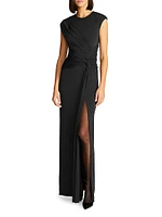 Giovanna Jersey Twisted Gown