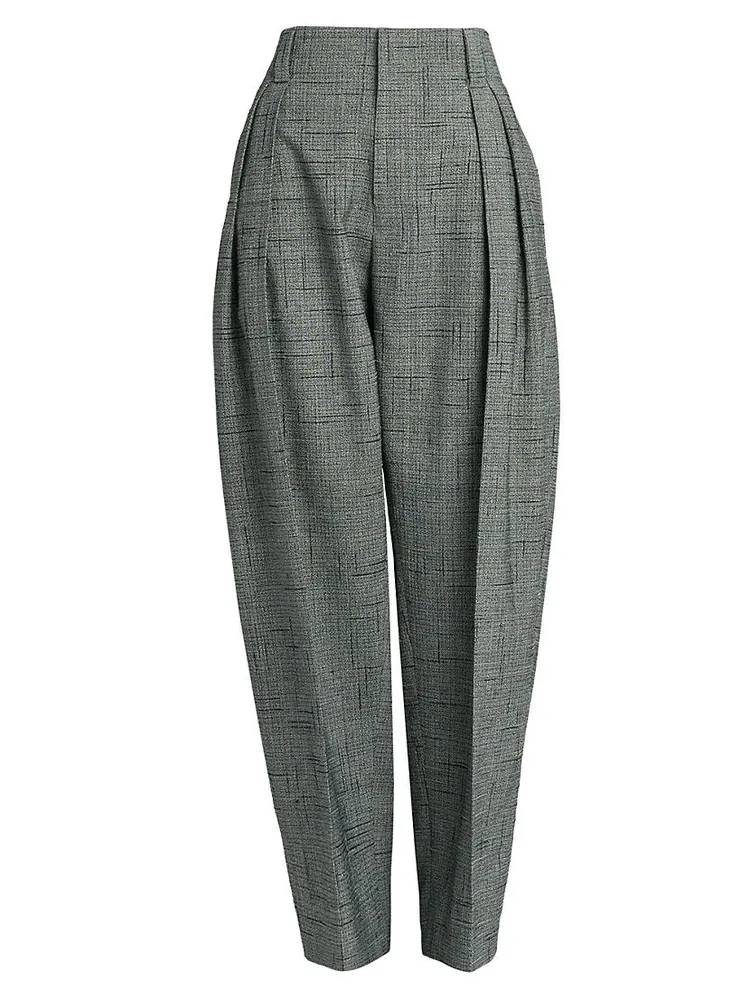 Criss-Cross Relaxed Trousers