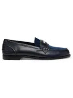 Donna Leather Penny Loafers
