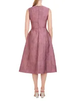 Norma Jacquard Cocktail Dress