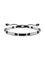 Park Avenue Hillstone Heshi, Black Onyx, & Sterling Silver Beaded Bracelet