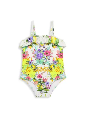 Baby Girl's Frill One-Piece Swimsuit