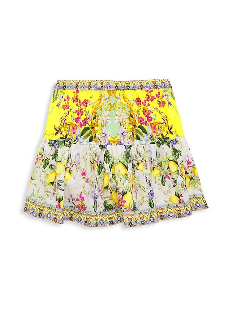 Little Girl's & Girl's Elastic Waistband Skirt