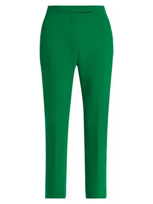 Fuoco Wool-Blend Straight-Leg Pants