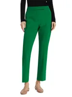 Fuoco Wool-Blend Straight-Leg Pants