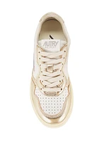 Medalist Metallic Leather Low-Top Sneakers