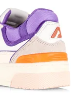 CLC Colorblocked Leather Low-Top Sneakers