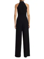 Murphy Halter Belted Jumpsuit