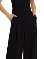 Murphy Halter Belted Jumpsuit