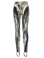 Spiral Illusion Stirrup Leggings