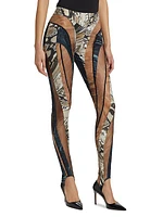 Spiral Illusion Stirrup Leggings