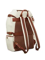 Canvas And Calfskin Street Backpack