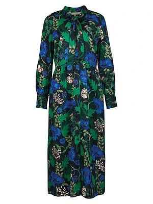 Alexandria Floral Midi-Shirtdress