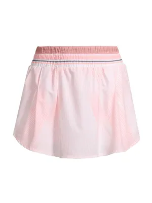 Flamingo + Cream Accelerate Miniskirt