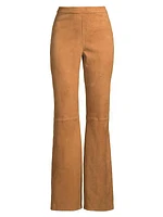 Joelle Flared Suede Pants