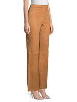 Joelle Flared Suede Pants