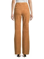 Joelle Flared Suede Pants