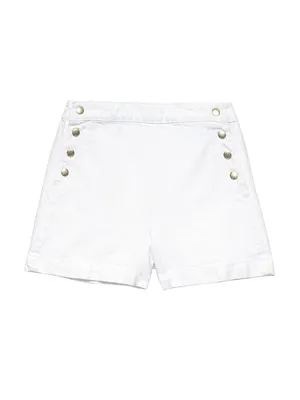 Sailor Snap Denim Shorts