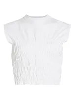 Smocked Corset Muscle T-Shirt