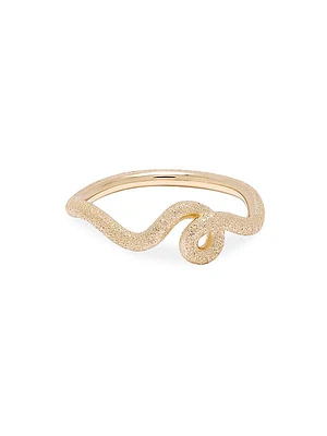 Wave Goldtone Ring