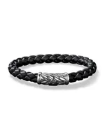 Chevron Black Rubber Bracelet