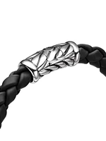 Chevron Black Rubber Bracelet