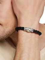 Chevron Black Rubber Bracelet