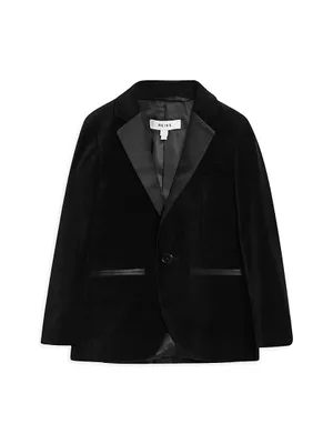 Little Boy's & Ace Velvet Tuxedo Jacket