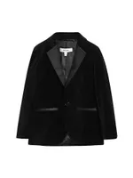 Little Boy's & Ace Velvet Tuxedo Jacket