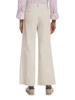 Cotton & Linen Wide-Leg Pants