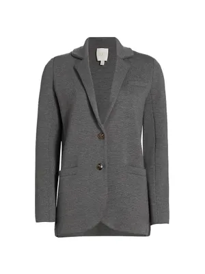 Boyfriend Wool-Blend Blazer