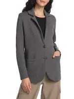 Boyfriend Wool-Blend Blazer