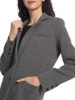 Boyfriend Wool-Blend Blazer