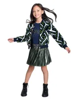 Little Girl's & Metallic Pleated Skirt