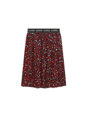 Little Girl's & Printed Pleated Skirt