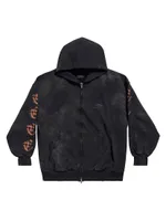 Heavy Metal Zip-Up Hoodie Small Fit