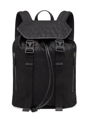 Black Iconographe Nylon Backpack