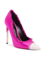 105MM Dip-Dye Satin Pumps