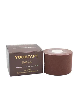 Espresso Stretch Cotton Double-Sided Bust Tape