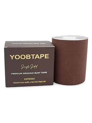 Espresso Stretch Cotton Single-Sided Bust Tape